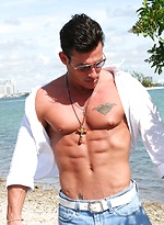 Javier Curved Dick Jerking On The Boat by ManAvenue