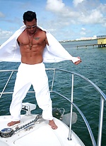Javier Curved Dick Jerking On The Boat by ManAvenue