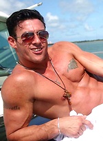 Javier Curved Dick Jerking On The Boat by ManAvenue