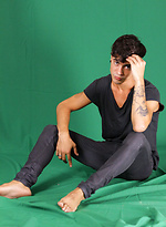Perfectly build gay hottie shows it all by Lohan 20