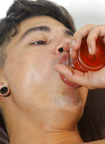 Gay cutie pie milks himself with a dildo by Lohan 20