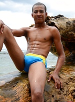 Outdoors: Quirky Young Yank Tourist Gets His Holes Pummelled On The Beach By A Monster Black Dick! by Staxus With Tyler Tremallose