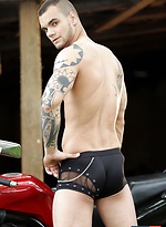 Outdoors: Biker Boy Gives His Smooth, Horny Lover A Heavyweight, Open-Air Raw Fucking! by Staxus