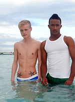 Raw: Beachside Fun Turns Into An Interracial Suck-Rim & Fuck-Fest For Two Horned-Up Twinks! by Staxus With Nicholas Reed