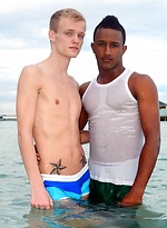 Raw: Beachside Fun Turns Into An Interracial Suck-Rim & Fuck-Fest For Two Horned-Up Twinks! by Staxus With Nicholas Reed