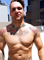 Straight Aussie Hunter Jones - Naked on the Roof by Bentley Race