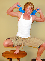 Blonde Surfer Dude Jerkoff by College Dudes