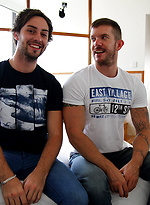 Aussie boys Skippy Baxter and Scott Tyler's first hook up by Bentley Race