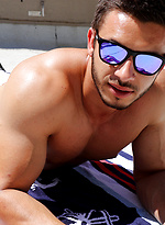 Australian Muscle - James Nowak strips naked on the roof by Bentley Race
