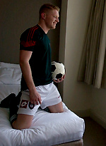 Jake Jensen's hot strip tease by Bentley Race