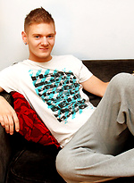 Gay amateur lad Shaun Mann stops by for an interview and a solo cock stroking! by BlakeMason
