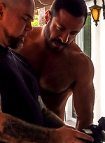 Daddy Vinnie pounds his boy Lorenzo while Dallas watchs by TitanMen