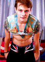 Sexy russian twink shows his penis and bubble ass by Enigmatic Boys