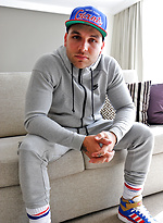 Aussie hunk Hunter Jones is back stripping and wanking by Bentley Race