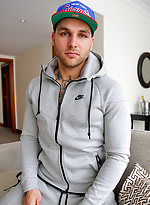 Aussie hunk Hunter Jones is back stripping and wanking by Bentley Race