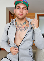 Aussie hunk Hunter Jones is back stripping and wanking by Bentley Race