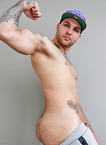 Aussie hunk Hunter Jones is back stripping and wanking by Bentley Race