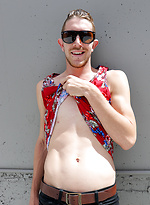 Naked in Australia - Damien Dyson's first outdoor shoot by Bentley Race
