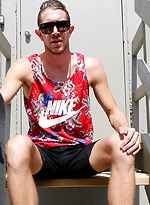 Naked in Australia - Damien Dyson's first outdoor shoot by Bentley Race