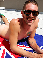 Naked in Australia - Damien Dyson's first outdoor shoot by Bentley Race