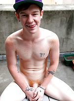 Naked on an inner city balcony - Cody James by Bentley Race With Cody James