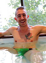 Slip in to the Hot Tub with Handsome Aussie Damien Dyson by Bentley Race
