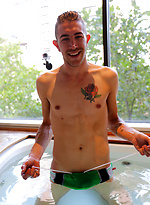 Slip in to the Hot Tub with Handsome Aussie Damien Dyson by Bentley Race