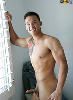 Tall Tattoo STUD Gabriel Jerks OFF by Gayhoopla