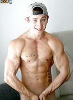 FIT Jock Daniel KANON Jerks His Cock by Gayhoopla