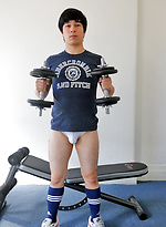 Jacking off my cute mate Ryan Kai by Bentley Race With Ryan Kai
