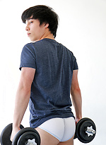 Jacking off my cute mate Ryan Kai by Bentley Race With Ryan Kai