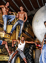 Viktor Rom Leads Jacen Zhu's Bareback Gang Bang by Lucas Entetainment With Viktor Rom