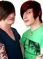 Emo Boyfriends Deano Star & Lucas Price fuck in the shower by HomoEmo