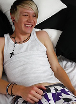 Hot emo boy Phoenix Link Jerks His monster cock by HomoEmo