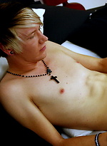 Hot emo boy Phoenix Link Jerks His monster cock by HomoEmo