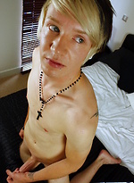 Hot emo boy Phoenix Link Jerks His monster cock by HomoEmo