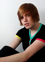 Hot emo John Light explodes allover his chest by HomoEmo
