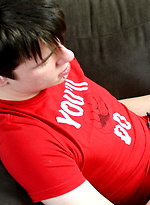 Danny Star blows his load allover his tummy by HomoEmo