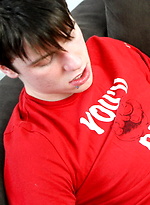 Danny Star blows his load allover his tummy by HomoEmo
