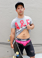 Meet our new mate Sam Sivahn naked on the roof by Bentley Race