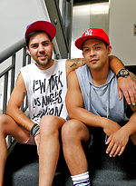 Mates Jesse and Sam are back in this hot raw fucking session by Bentley Race