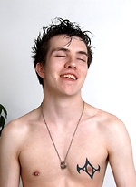 Luke jacking off dick by Britains Boys