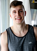 Fit Preppy Boy Next Door Adrian Monroe JERKS OFF by Gayhoopla With Adrian Monroe