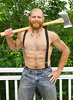 Tall Bearded Bain - Ripped Yoga Muscle Butt Mountain Man Works Out, Jerks & Pees In Oregon! by Island Studs