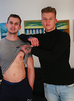 Two straight brit lads by English Lads