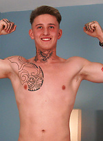 Straight Young Pup Lachlan Shows Off His Fit Body and Hard Uncut Cock! by English Lads