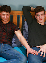 Young Straight Pup Caspar gets his 1st Man Handling & Best Mate Jon has the Honour! by English Lads