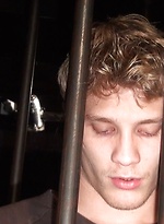 Caged Cock Squirts Massive Load by French Lads