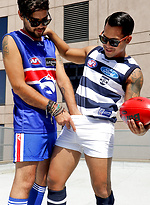 Raw fucking mates Jesse and Sam are back naked and getting it on outside by Bentley Race
