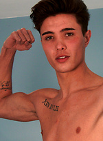 Straight Athletic Casias Reveals His Lean Ripped Body, Massive Uncut Cock and Cums! by English Lads